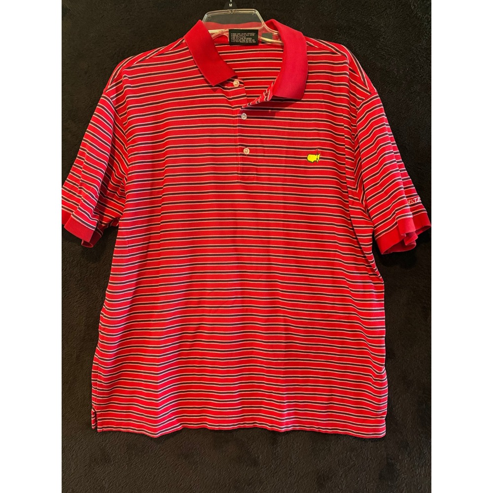 Masters Collection Golf Polo Shirt‎ Striped Pima Cotton XL
